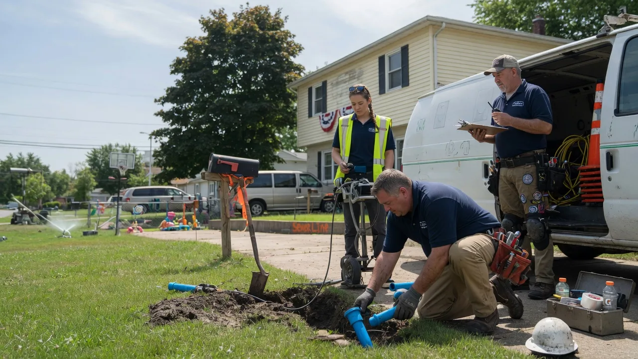 Slab Leak Repair in Harpster, OH near me